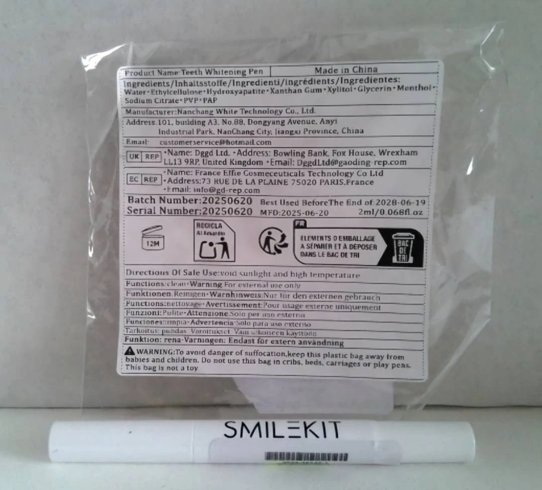 Pisak do wybielania zębów SMILEKIT wycofany we Francji