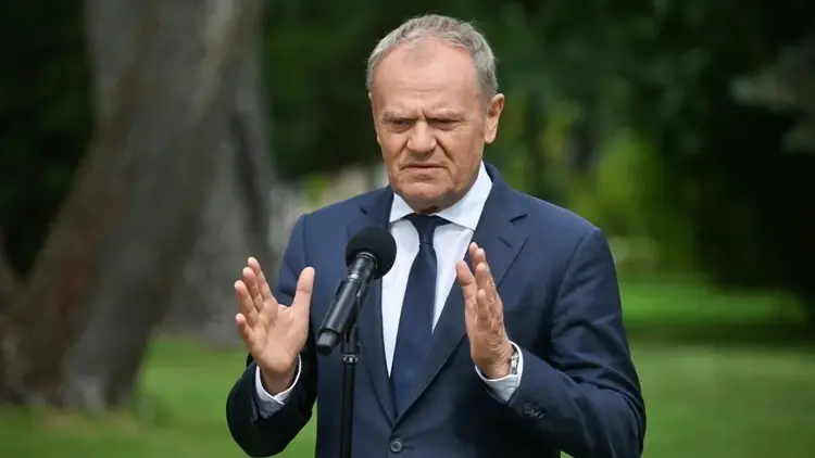 Donald Tusk przemawia