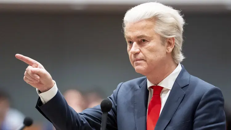 Wiceprzewodniczący holenderskiego parlamentu Geert Wilders
