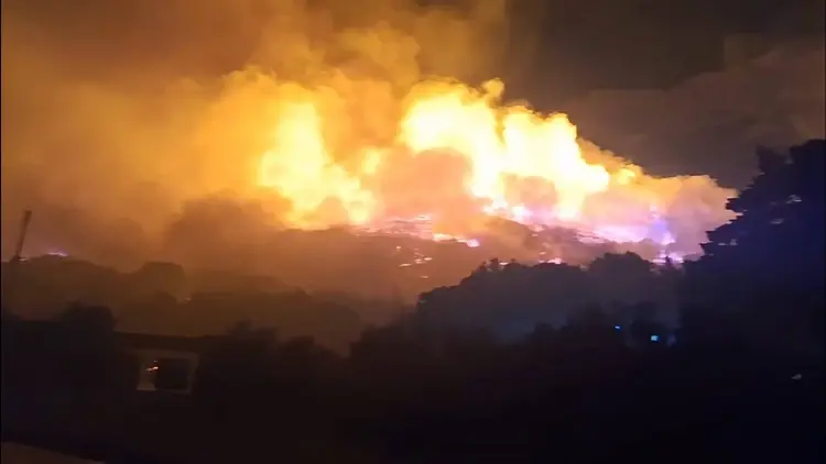 Pożar w Chorwacji