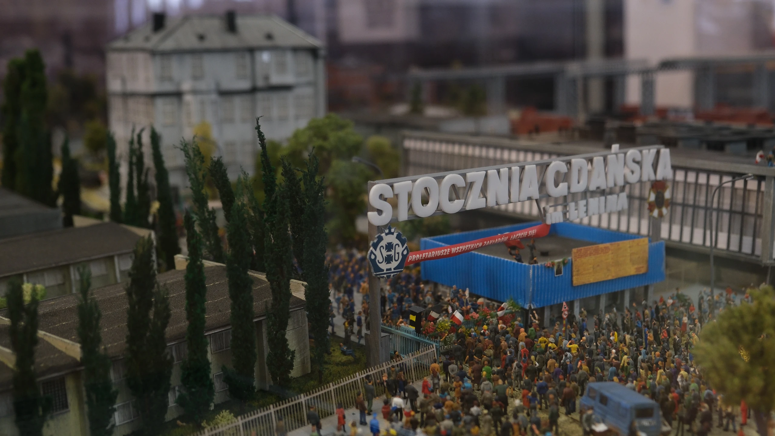 Diorama Stoczni Gdańskiej w historycznej Sali BHP 14 sierpnia 2026 r.