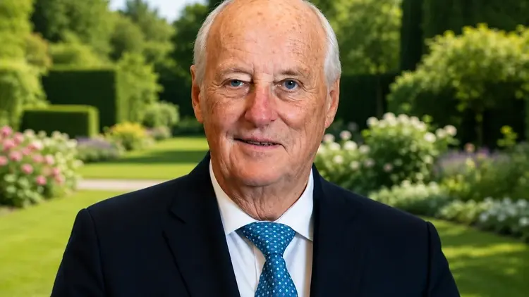 Król Harald V - grafika wygenerowana przez AI