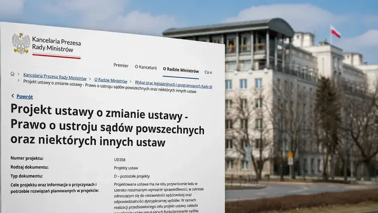 Ministerstwo Sprawiedliwości. Projekt UD358