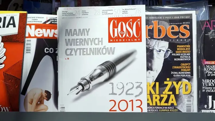 "Gość Niedzielny" na półkach kiosku