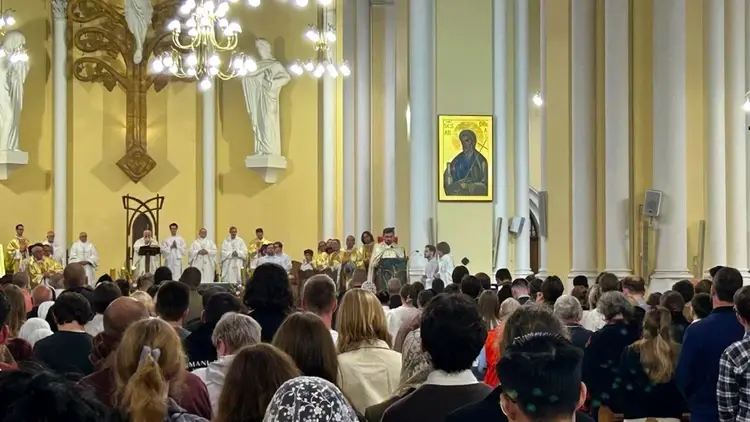 Eucharystii w katedrze Niepokalanego Poczęcia Najświętszej Maryi Panny