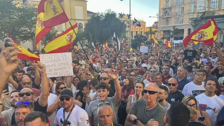 Antyimigracyjne protesty na Ceucie