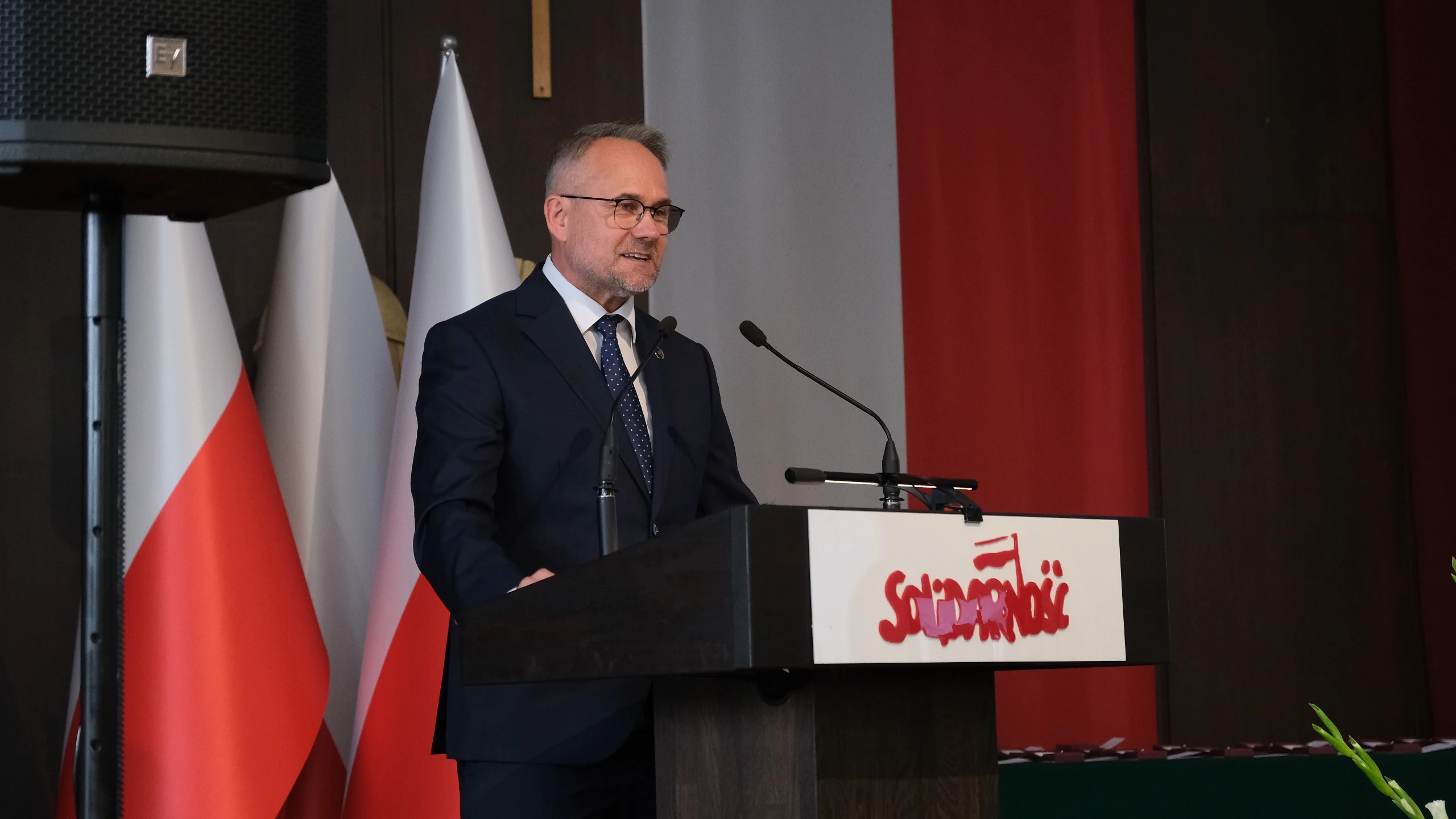 Uroczystość przyznania Krzyży Wolności i Solidarności w Sali BHP