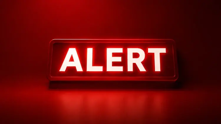 Alert - grafika ilustracyjna