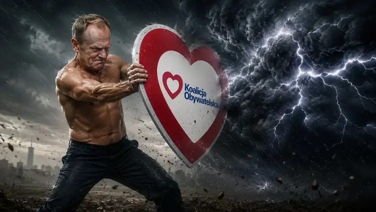 Donald Tusk powstrzymuje burzę