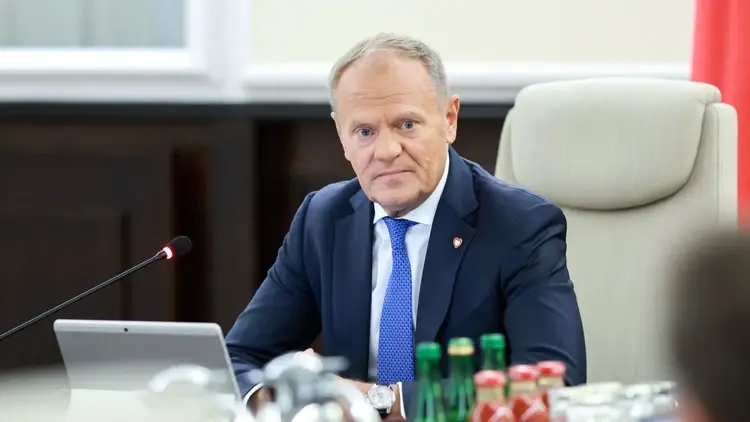 Donald Tusk na posiedzeniu rządu