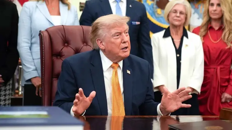 Prezydent USA Donald Trump uspokaja w sprawie rakiet