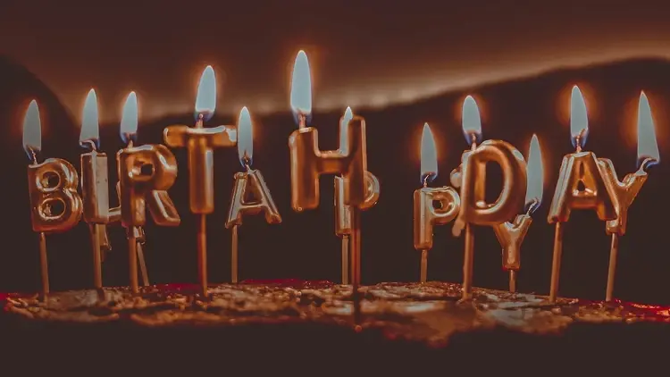 happy birthday, świeczki