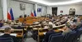 Warszawa, 05.08.2026. Senatorowie podczas posiedzenia izby w Warszawie