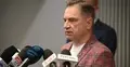 Przewodniczący Solidarności Piotr Duda na konferencji prasowej 7 sierpnia 2026 roku