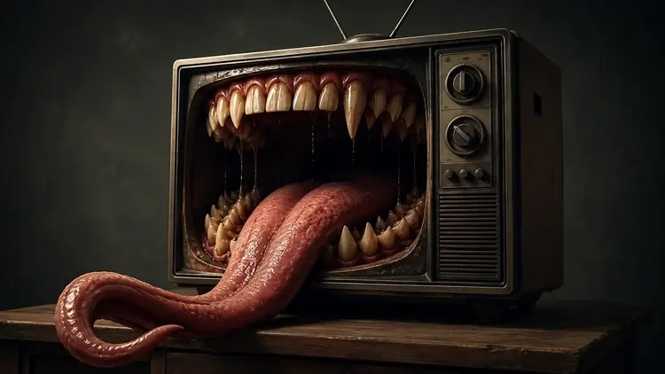 Telewizor z zębami