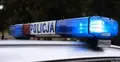 Kogut policyjny na dachu radiowozu