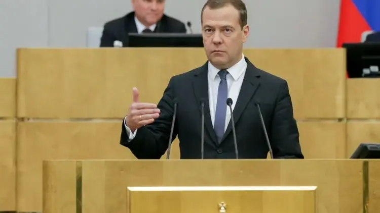 Dmitrij Miedwiediew w dumie