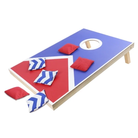 Smyths Toys Wooden Cornhole Board with Bean Bags Set