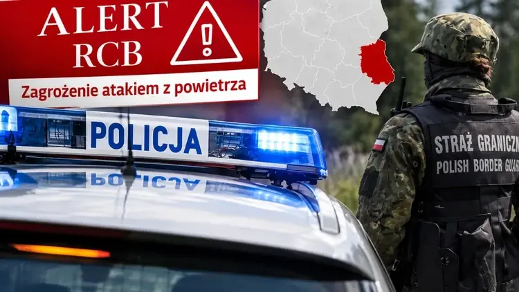 służby reagują na zgłoszenia o wybuchach