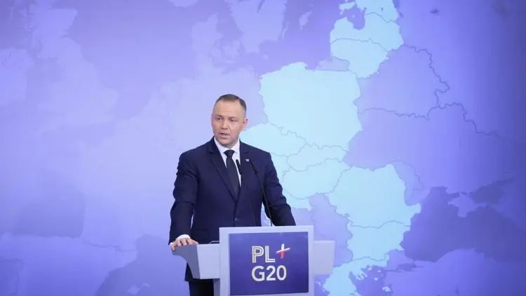 Karol Nawrocki na spotkaniu ws G20