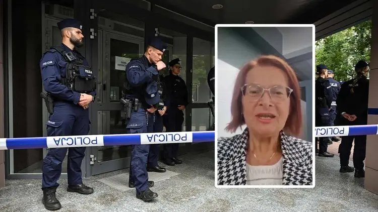Poseł Maria Kurowska piąty dzień protestuje w Akademii Wymiaru Sprawiedliwości