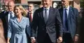 Para prezydencka na Dożynkach w Tryńczy idzie