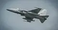 Polski myśliwiec F-16 w powietrzu