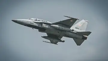 Polski myśliwiec F-16 - zdjęcie ilustracyjne
