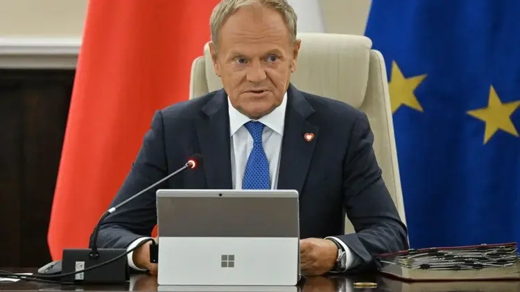 Donald Tusk na posiedzeniu rządu