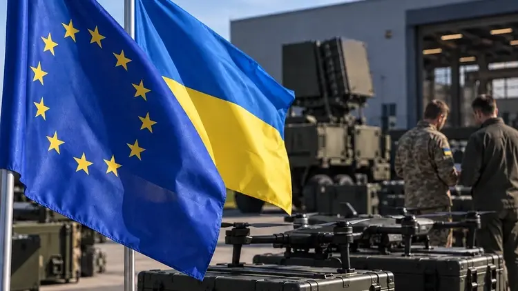Współpraca UE-Ukraina -zdjęcie wygenerowane przez AI
