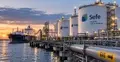 Terminal LNG - grafika wygenerowana przez AI