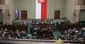 widok na prezydium sejmu