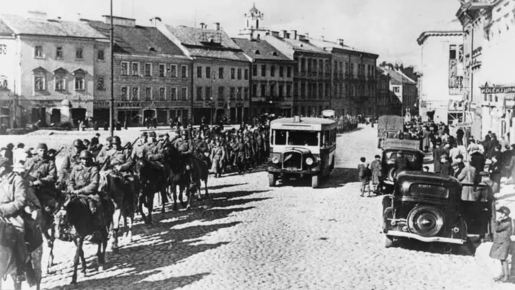 wejście Armii Czerwonej do Wilna 19 września 1939