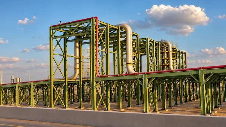 Rurociąg Saudi Aramco - zdjęcie modyfikowane przez AI