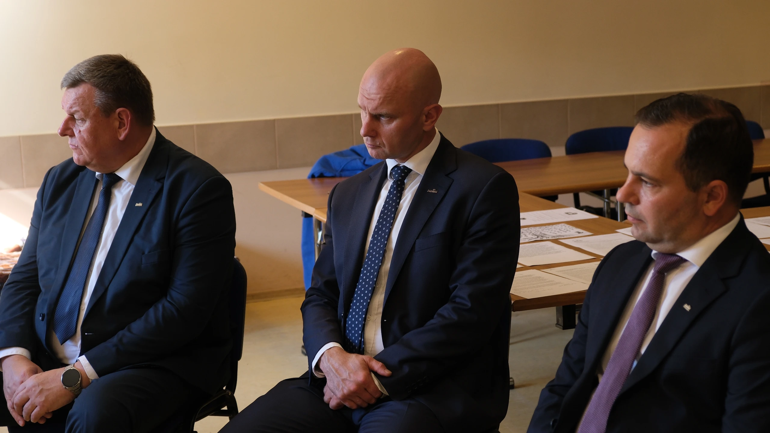 Spotkanie Prezydium Solidarności z Janem Karandziejem i Stanisławem Oroniem