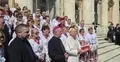Członkinie Koła Gospodyń Wiejskich „Bystrzanki” z papieżem