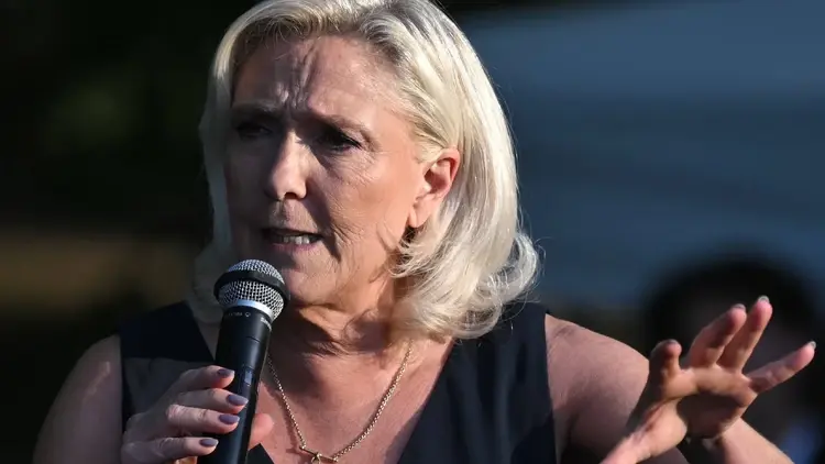 Liderka francuskiego Zjednoczenia Narodowego Marine Le Pen