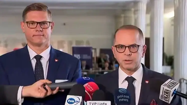 Michał Szczerba i Patryk Jaskulski w sejmie