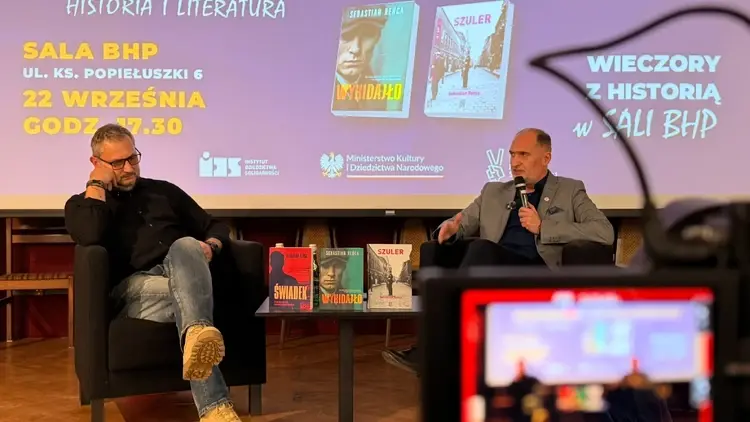 Spotkanie z Sebastianem Reńcą w Sali BHP