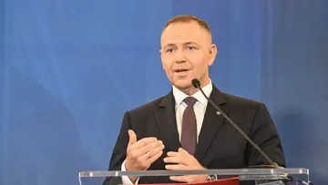 Karol Nawrocki przemawia