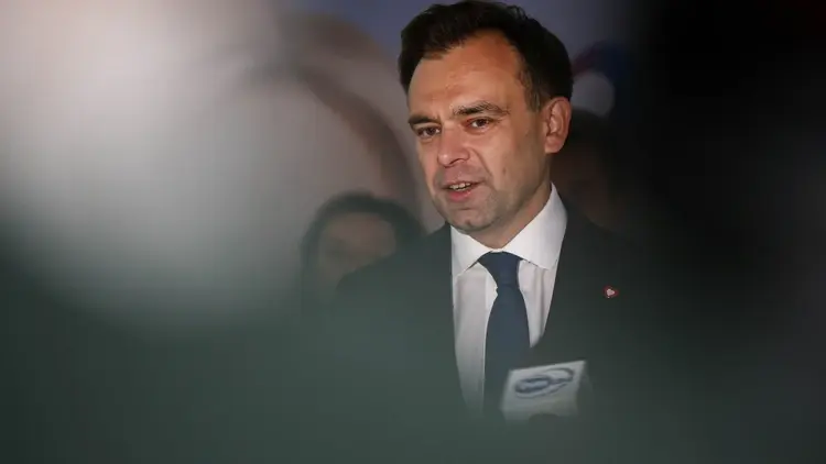 Minister finansów i gospodarki Andrzej Domański