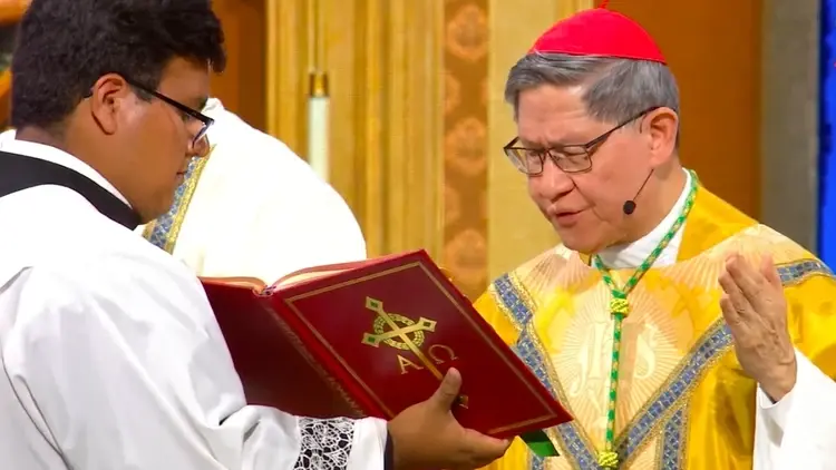 formuła beatyfikacyjna abp. Sheena wygłoszona przez kard. Tagle