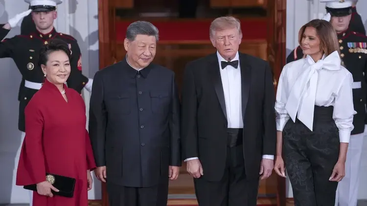 Wizyta Xi Jinpinga w USA. Obok Donald Trump