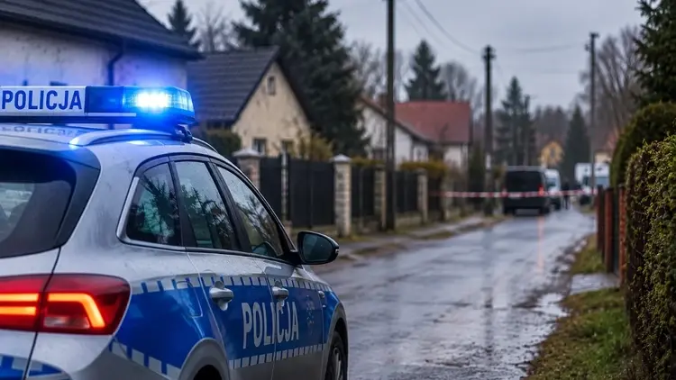 radiowóz na drodze