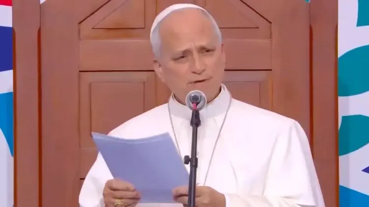 Papież we Francji na spotkaniu z wiernymi