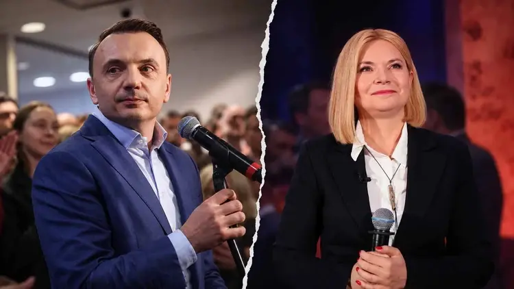 Łukasz Gibała i Monika Piątkowska