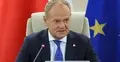 Premier Donald Tusk podczas posiedzenia rządu w KPRM w Warszawie