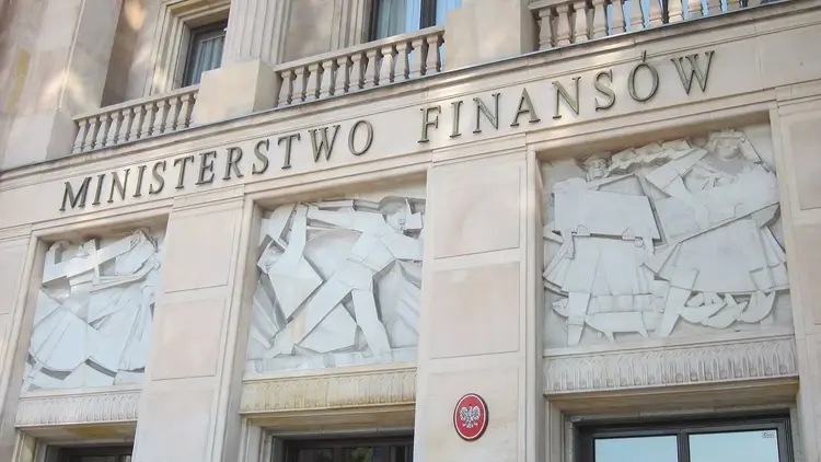 Wejście do Ministerstwa Finansów