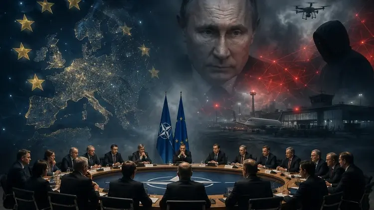 NATO/Władimir Putin - grafika wygenerowana przez AI