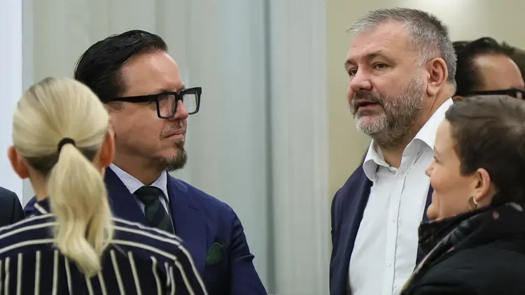 Minister sprawiedliwości Waldemar Żurek na posiedzeniu rządu